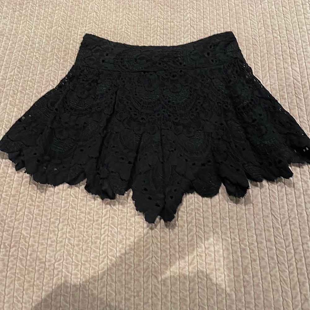 Scalloped shorts